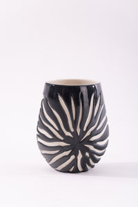 Black and White wine Cup